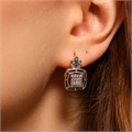 Серьги цветы Каталог >> Бижутерия >> Ювелирная бижутерия коллекция "Дубай", покрытие позолота, вставка: фианиты, цвет: прозрачный, арт.213.603 213.603