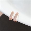 Серьги дорожка Каталог >> Бижутерия >> Ювелирная бижутерия коллекция "Дубай", покрытие позолота, вставка: фианиты, цвет: прозрачный, арт.213.594 213.594