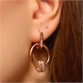Серьги Каталог >> Бижутерия >> Ювелирная бижутерия коллекция "Дубай", покрытие позолота, вставка: фианиты, цвет: прозрачный, арт.213.565 213.565