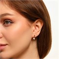 Серьги Каталог >> Бижутерия >> Ювелирная бижутерия коллекция "Дубай", покрытие позолота, вставка: фианиты, цвет: прозрачный, арт.213.567 213.567