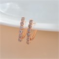 Серьги палочки Каталог >> Бижутерия >> Ювелирная бижутерия коллекция "Дубай", покрытие позолота, вставка: фианиты, цвет: прозрачный, арт.213.571 213.571
