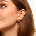 Серьги перо Каталог >> Бижутерия >> Ювелирная бижутерия коллекция "Дубай", покрытие позолота, вставка: фианиты, цвет: прозрачный, арт.213.561 213.561