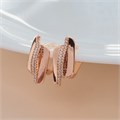 Серьги пластины Каталог >> Бижутерия >> Ювелирная бижутерия коллекция "Дубай", покрытие позолота, вставка: фианиты, цвет: прозрачный, арт.213.545 213.545
