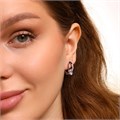 Серьги Каталог >> Бижутерия >> Ювелирная бижутерия покрытие посеребрение, вставка: фианиты, цвет: прозрачный, арт.314.307 314.307
