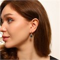 Серьги Каталог >> Бижутерия >> Ювелирная бижутерия коллекция "Дубай" покрытие позолота, вставка: фианиты, цвет: хамелеон, арт.314.277 314.277