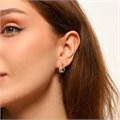 Серьги с круглым камнем Каталог >> Бижутерия >> Ювелирная бижутерия коллекция "Дубай" покрытие позолота, вставка: фианиты, цвет: светло-зеленый, арт.314.234 314.234