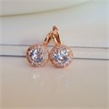 Серьги с круглым камнем Каталог >> Бижутерия >> Ювелирная бижутерия коллекция "Дубай" покрытие позолота, вставка: фианиты, цвет: прозрачный, арт.314.232 314.232