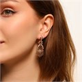 Серьги женские этно самовары Каталог >> Бижутерия >> Ювелирная бижутерия коллекция "Дубай" покрытие позолота, вставка: фианиты, цвет: прозрачный и красный, арт.314.219 314.219