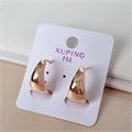 Серьги круглые крупные колечки коллекция "Xuping ML" покрытие позолота, арт.101.251 101.251