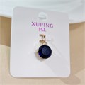 Кулон коллекция "Xuping ML" покрытие позолота, вставка: фианит, цвет: синий, арт.101.201 101.201