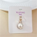 Кулон коллекция "Xuping ML" покрытие позолота, вставка: искусственный жемчуг и фианиты, арт.101.205 101.205