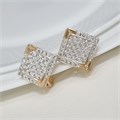 Серьги Каталог >> Бижутерия >> Ювелирная бижутерия Дубайское золото, с покрытием позолотой 18К, вставка: фианиты, цвет: прозрачный, арт.216.257 216.257