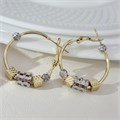 Серьги конго Каталог >> Бижутерия >> Ювелирная бижутерия Итальянское золото (покрытие желтое 14к), арт.216.245 216.245