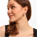 Серьги Каталог >> Бижутерия >> Ювелирная бижутерия Дубайское золото, с покрытием позолотой 18К, вставка: фианиты, цвет: прозрачный, арт.216.225 216.225