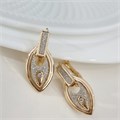 Серьги Каталог >> Бижутерия >> Ювелирная бижутерия Дубайское золото, с покрытием позолотой 18К, вставка: блестящий глиттер, арт.216.218 216.218