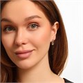 Серьги Каталог >> Бижутерия >> Ювелирная бижутерия Дубайское золото, с покрытием позолотой 18К, вставка: блестящий глиттер, арт.216.221 216.221
