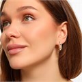 Серьги Каталог >> Бижутерия >> Ювелирная бижутерия Дубайское золото, с покрытием позолотой 18К, вставка: блестящий глиттер и кошачий глаз искусственный, арт.216.223 216.223