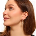 Серьги Каталог >> Бижутерия >> Ювелирная бижутерия Дубайское золото, с покрытием позолотой 18К, вставка: блестящий глиттер, арт.216.213 216.213