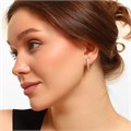 Серьги Каталог >> Бижутерия >> Ювелирная бижутерия Итальянское золото (покрытие желтое 14к), вставка: фианиты, цвет: прозрачный, арт.216.201 216.201