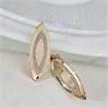 Серьги Каталог >> Бижутерия >> Ювелирная бижутерия Дубайское золото, с покрытием позолотой 18К, вставка: блестящий глиттер, арт.216.184 216.184