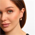 Серьги Каталог >> Бижутерия >> Ювелирная бижутерия Дубайское золото, с покрытием позолотой 18К, вставка: фианиты и искуственный жемчуг, цвет: прозрачный, арт.217.188 216.188