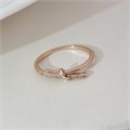 Кольцо Каталог >> Бижутерия >> Ювелирная бижутерия коллекция "Дубай", покрытие позолота, вставка: фианиты, цвет: прозрачный, 18 р, арт.219.418-18 219.418-18