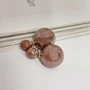 Серьги шарики Каталог >> Бижутерия >> Ювелирная бижутерия в стиле диор, цвет: бледно-коричневый, арт.101.155 101.155