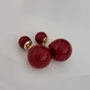 Серьги шарики Каталог >> Бижутерия >> Ювелирная бижутерия в стиле диор, цвет: бордовый, арт.101.157 101.157