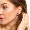 Серьги шарики Каталог >> Бижутерия >> Ювелирная бижутерия в стиле диор, цвет: бордовый, арт.101.157 101.157
