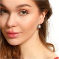 Серьги Каталог >> Бижутерия >> Ювелирная бижутерия шарики, цвет: серый, арт.101.147 101.147
