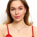 Кулон коллекция "Xuping" покрытие позолота 18К, вставка: искусственный жемчуг, арт.101.126 101.126