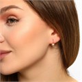Серьги шарики коллекция "Xuping" покрытие позолота 18К, арт.101.128 101.128