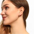 Серьги коллекция "Xuping" покрытие позолота 18К, вставка: фианиты, арт.101.132 101.132