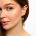 Серьги коллекция "Xuping" покрытие позолота 18К, вставка: искусственный жемчуг, арт.101.117 101.117