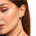 Серьги коллекция "Xuping" покрытие позолота 18К, вставка: фианиты, арт.101.097 101.097