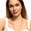 Цепочка коллекция "Дубай", покрытие позолота, плетение снейк круглый, арт.213.292 213.292