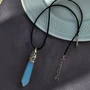 Кулон со шнурком из натурального камня Лунный камень, 1048, арт.218.221 218.221