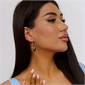 Серьги длинные подвески натуральный камень Тигровый глаз, 1045, арт.218.163 218.163