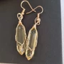 Серьги длинные натуральный камень Цитрин, 1050, арт.218.063 218.063