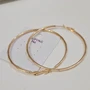 Серьги крупные конго с гранями, коллекция "Xuping", покрытие позолота, арт. 101.076 101.076