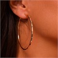 Серьги крупные конго с гранями, коллекция "Xuping", покрытие позолота, арт. 101.076 101.076