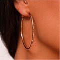 Серьги крупные конго с гранями, коллекция "Xuping", покрытие позолота, арт. 101.075 101.075