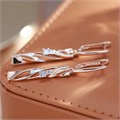 Серьги висячие длинные, покрытие позолота 585 пробы,H1049, арт.212.011 212.011