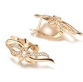 Серьги крупные висячие, покрытие позолота 585 пробы,H0276, арт.212.007 212.007