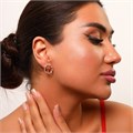 Серьги Каталог >> Бижутерия >> Ювелирная бижутерия Дубайское золото, покрытие позолота, вставка: фианиты, цвет: прозрачный, арт.214.657 214.657