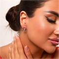 Серьги Каталог >> Бижутерия >> Ювелирная бижутерия Дубайское золото, покрытие позолота, вставка: фианиты, цвет: синий, арт.214.659 214.659