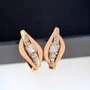 Серьги Каталог >> Бижутерия >> Ювелирная бижутерия Дубайское золото, с покрытием позолотой 18К, вставка: фианиты, арт. 215.044 215.044