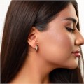 Серьги Каталог >> Бижутерия >> Ювелирная бижутерия Дубайское золото, с покрытием позолотой 18К, вставка: фианиты, арт. 215.044 215.044