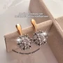 Серьги Каталог >> Бижутерия >> Ювелирная бижутерия коллекция Дубайское золото, покрытие позолота, с сверкающими камнями, арт.216.044 216.044
