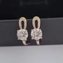 Серьги коллекция "Xuping" покрытие позолота, вставка: фианиты, 1080, арт.101.009 101.009
